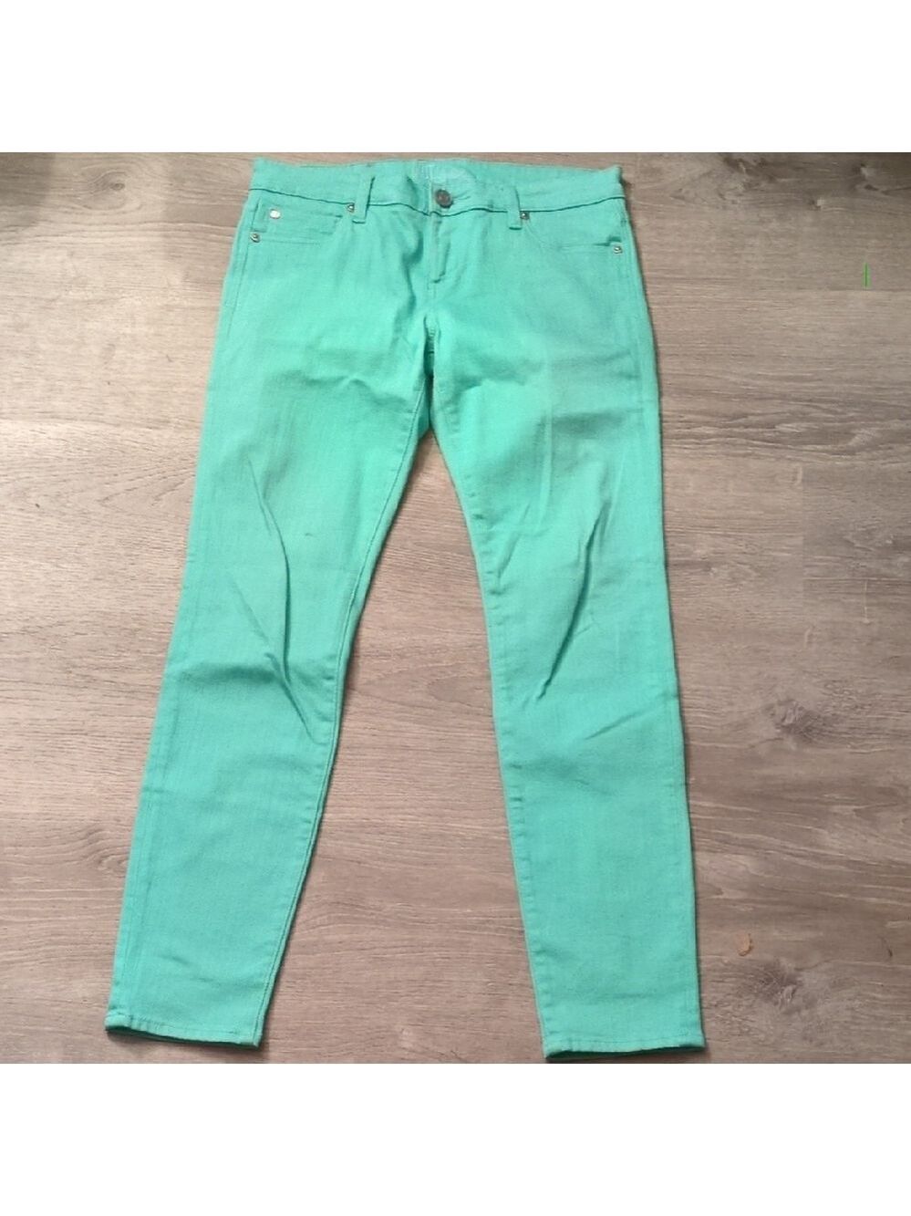 Kut From The Kloth Aqua Blue Green Jeans Size 6